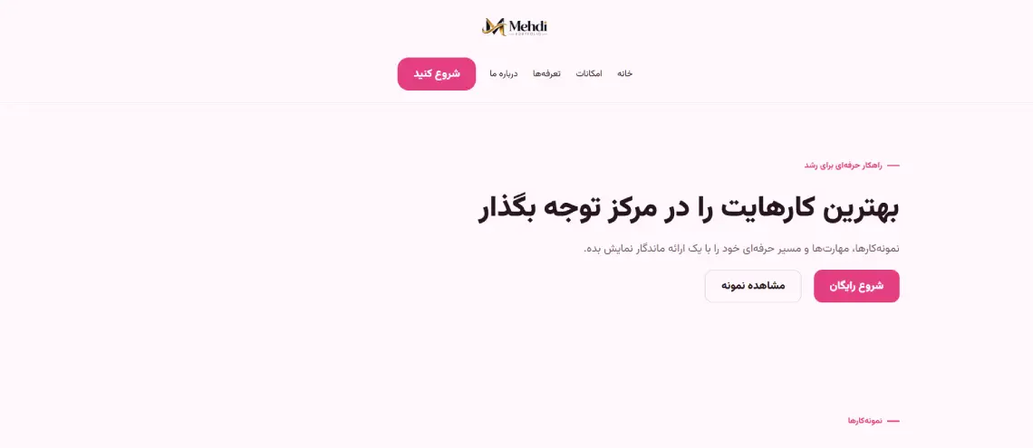 مهدی پرتفولیو